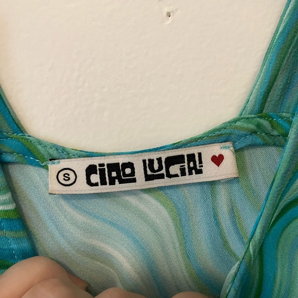 Ciao Lucia Dila Dress in Seaglass Size Small - Picture 4 of 4